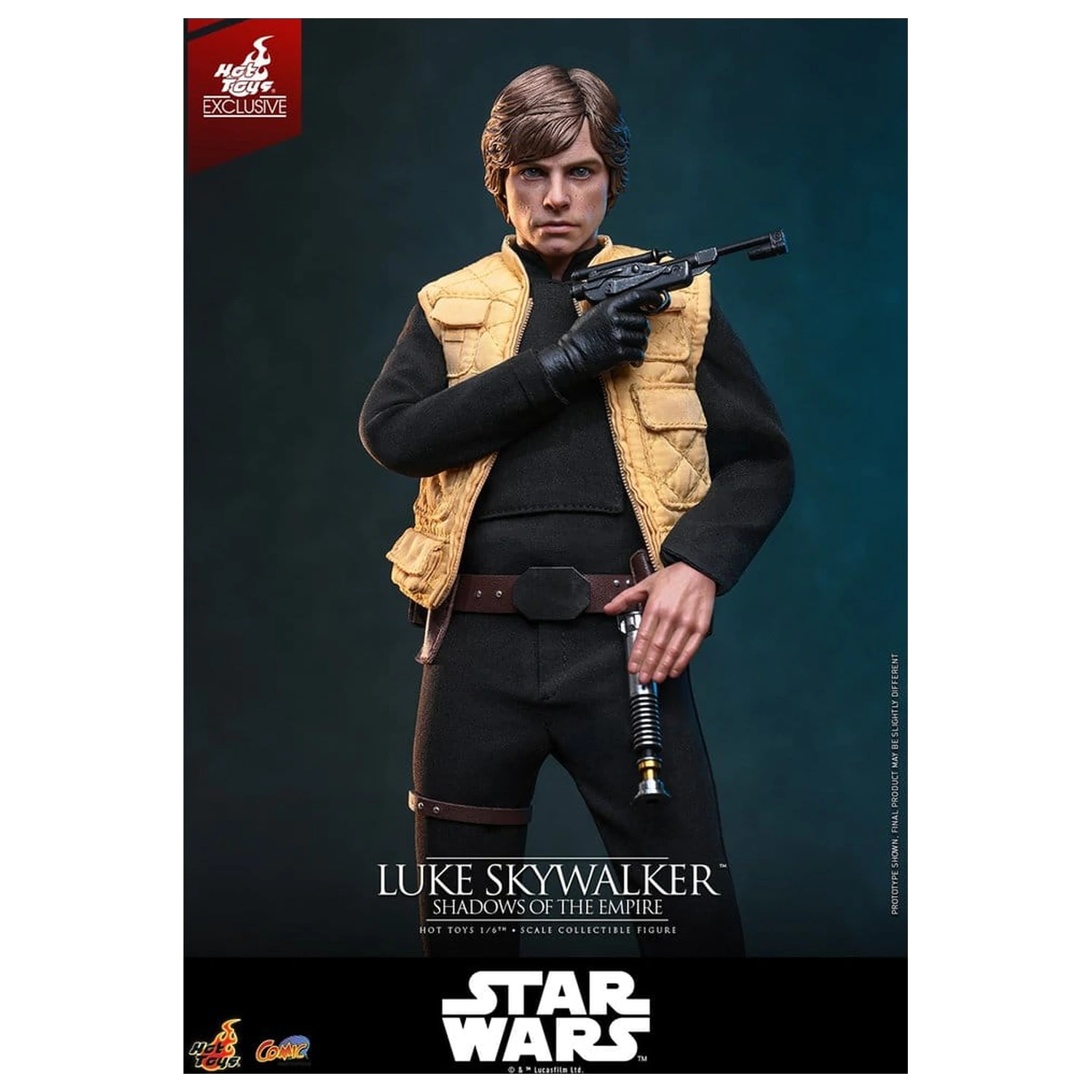 Star Wars Comic Masterpiece figurina de acțiune 1/6 Luke Skywalker (Shadows Of The Empire) (Hot Toys Exclusive) 28 cm poza produsului