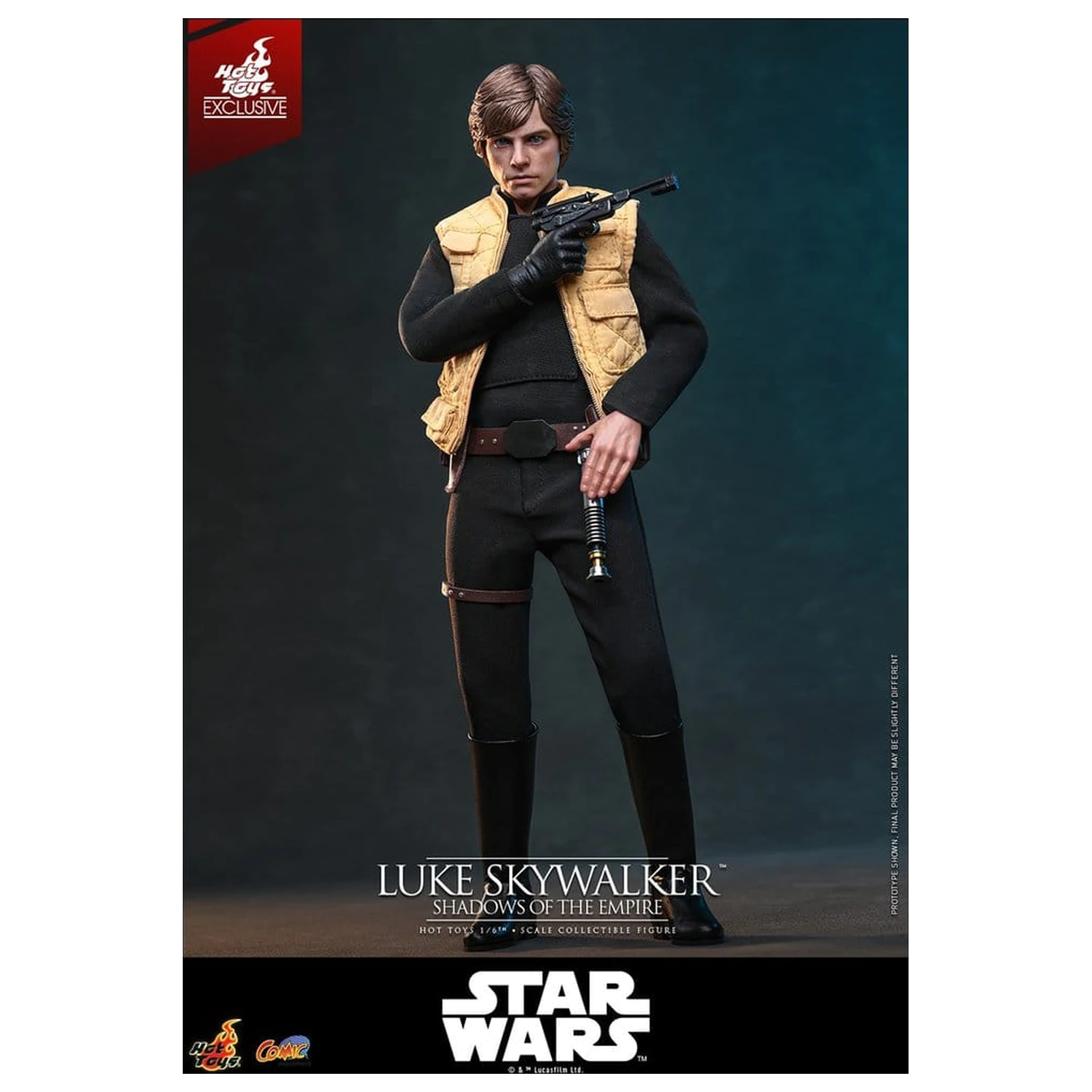 Star Wars Comic Masterpiece figurina de acțiune 1/6 Luke Skywalker (Shadows Of The Empire) (Hot Toys Exclusive) 28 cm poza produsului