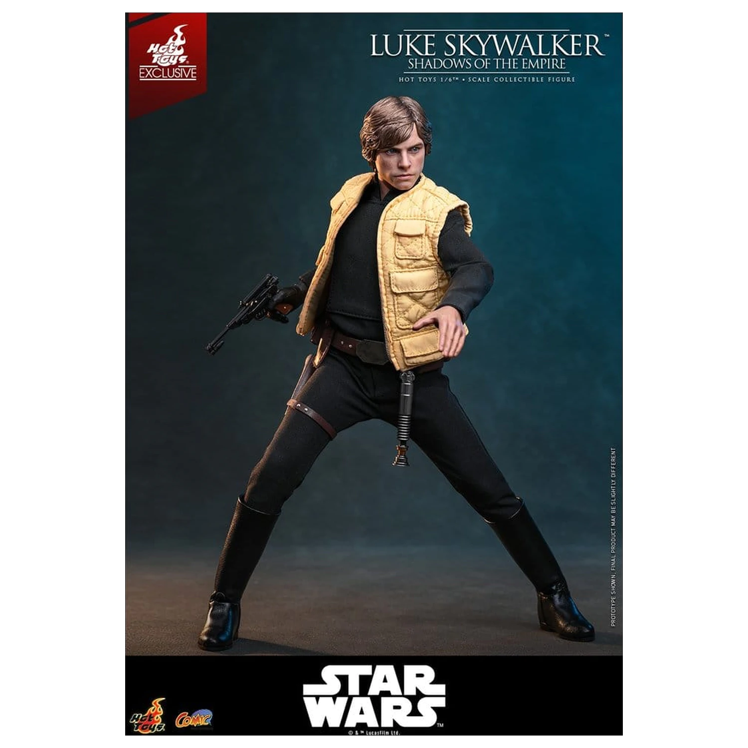 Star Wars Comic Masterpiece figurina de acțiune 1/6 Luke Skywalker (Shadows Of The Empire) (Hot Toys Exclusive) 28 cm poza produsului