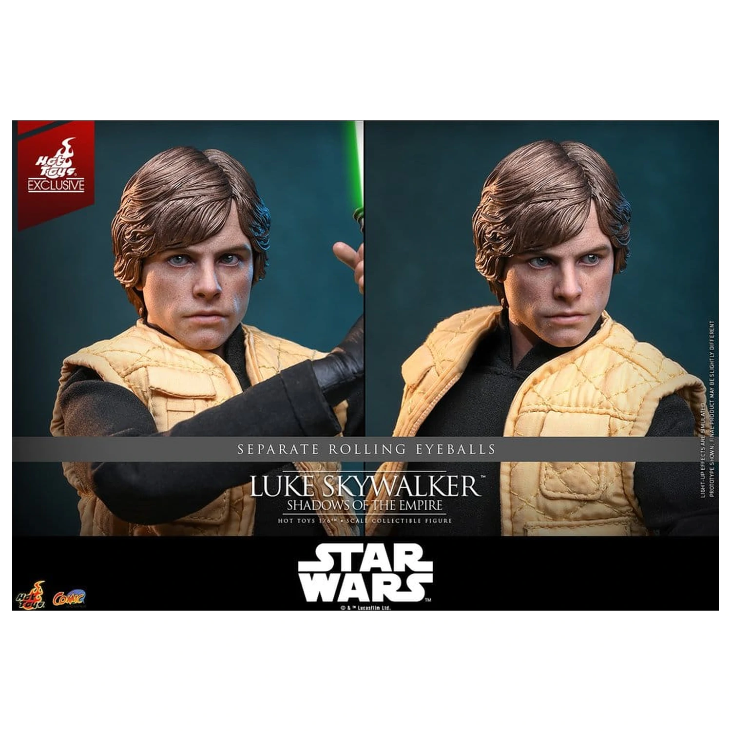 Star Wars Comic Masterpiece figurina de acțiune 1/6 Luke Skywalker (Shadows Of The Empire) (Hot Toys Exclusive) 28 cm poza produsului