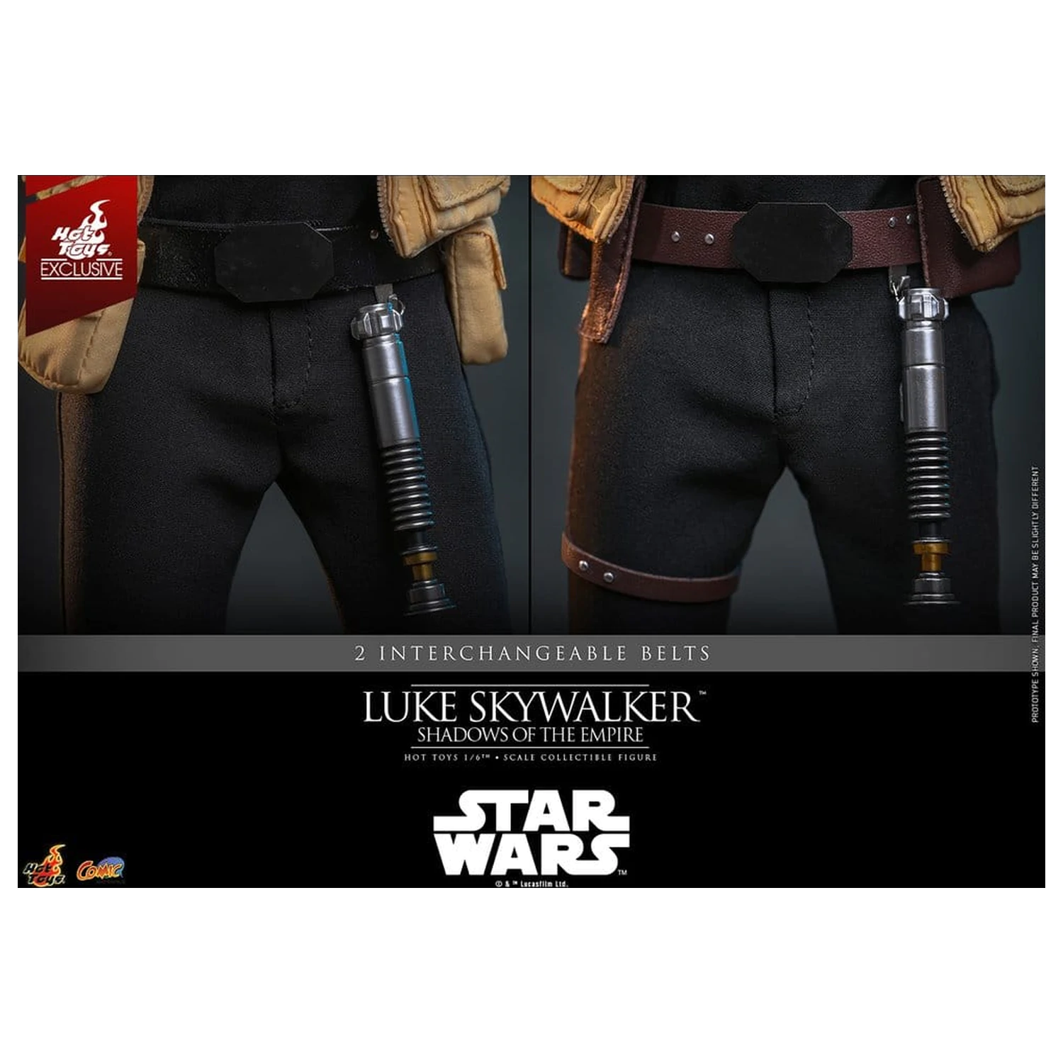 Star Wars Comic Masterpiece figurina de acțiune 1/6 Luke Skywalker (Shadows Of The Empire) (Hot Toys Exclusive) 28 cm poza produsului