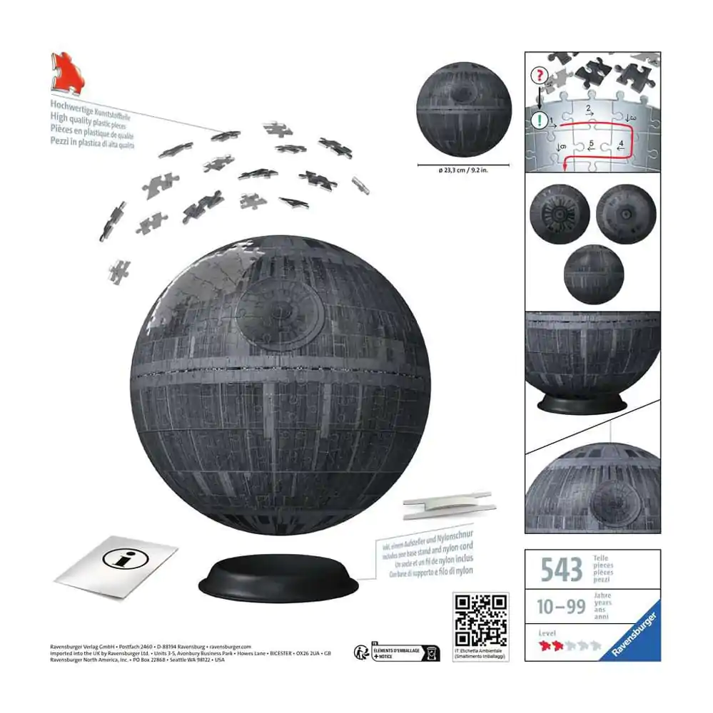 Star Wars Puzzle 3D Death Star (543 piese) poza produsului