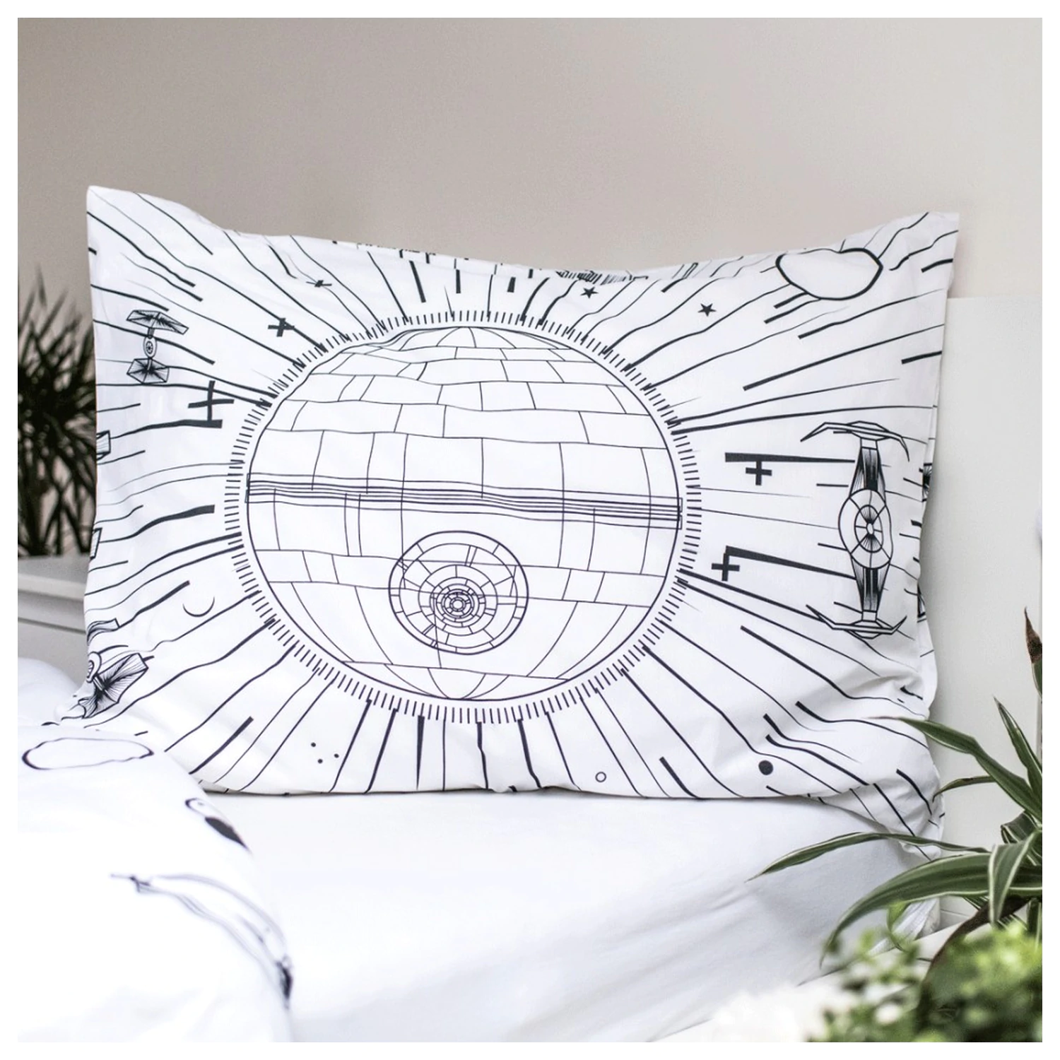 Star Wars Death Star Husă de pilotă fosforescentă în întuneric poza produsului
