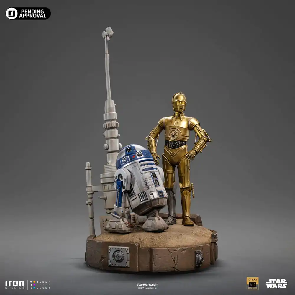 Statuie Star Wars Deluxe Art Scale 1/10 C-3PO & R2D2 31 cm poza produsului