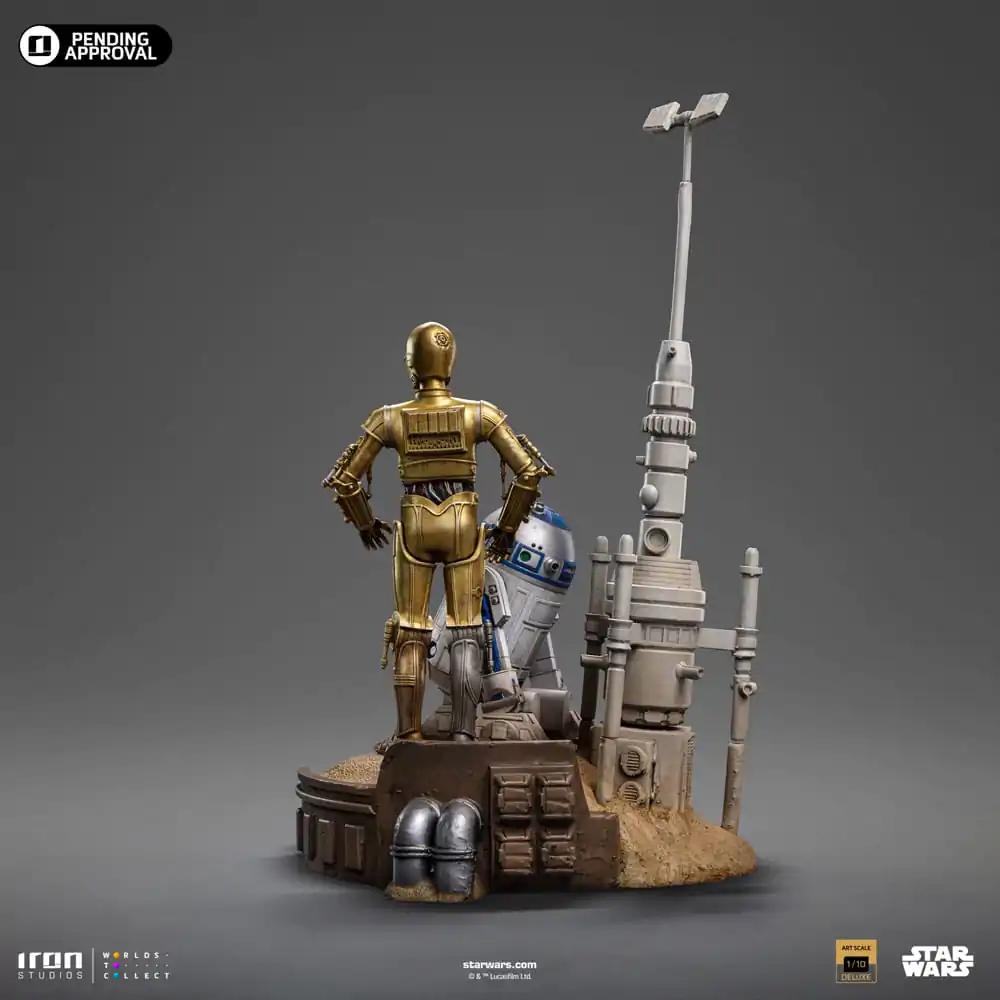 Statuie Star Wars Deluxe Art Scale 1/10 C-3PO & R2D2 31 cm poza produsului