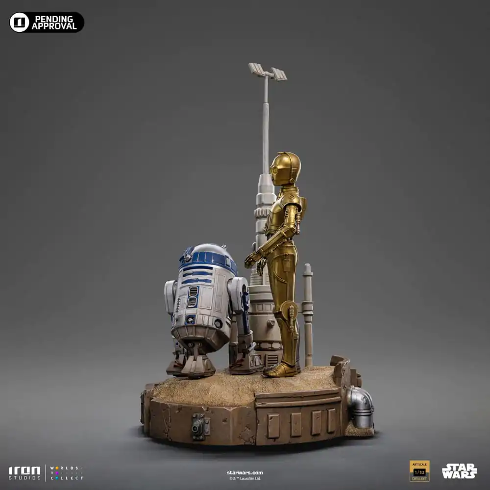 Statuie Star Wars Deluxe Art Scale 1/10 C-3PO & R2D2 31 cm poza produsului
