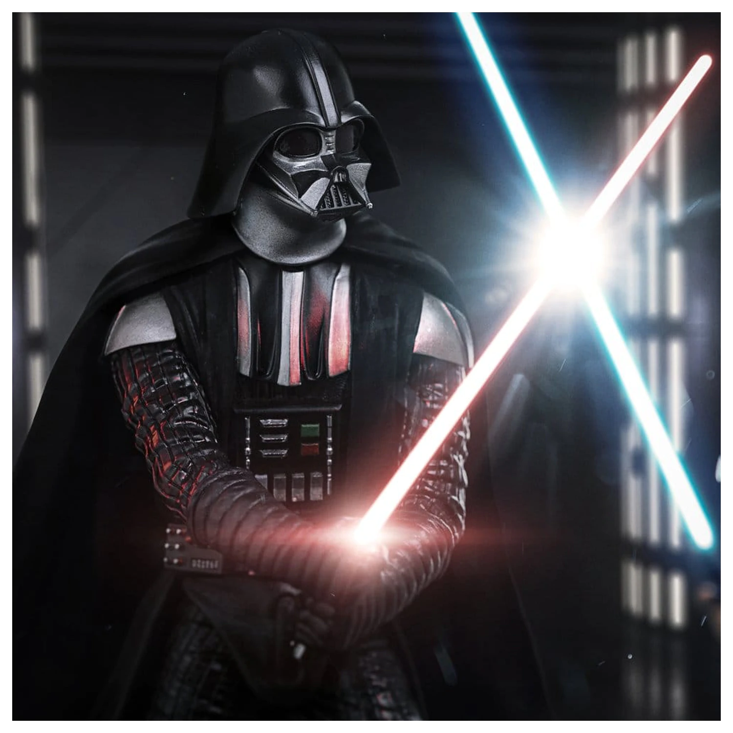 Star Wars Deluxe Art Scale Statuie 1/10 Darth Vader Vs Obi-Wan Kenobi (CCXP Exclusive 2025) 24 cm poza produsului