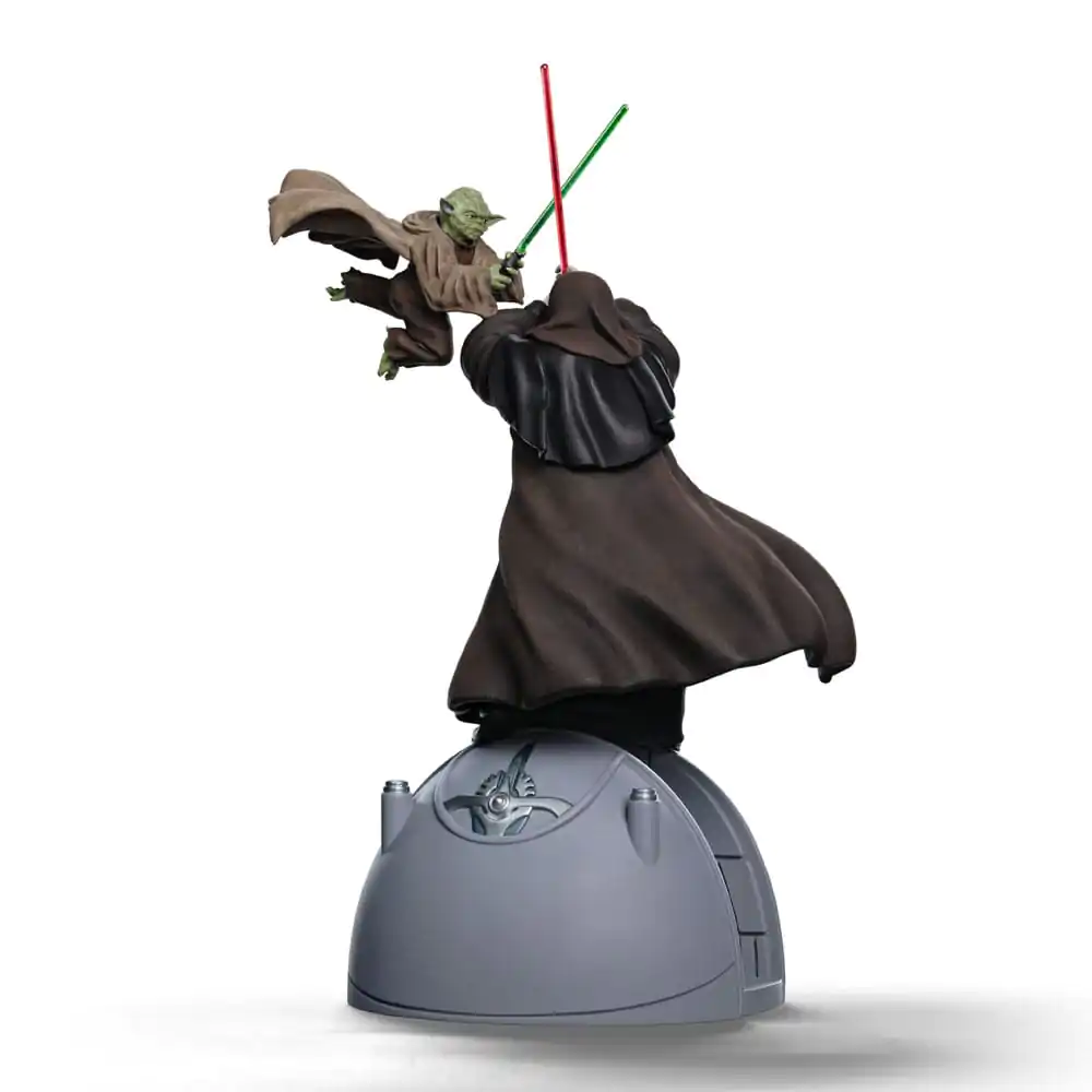 Statuie artistică de lux la scară 1/10 Star Wars Yoda vs Emperor Palpatine (CCXP Exclusive 2024) 31 cm poza produsului