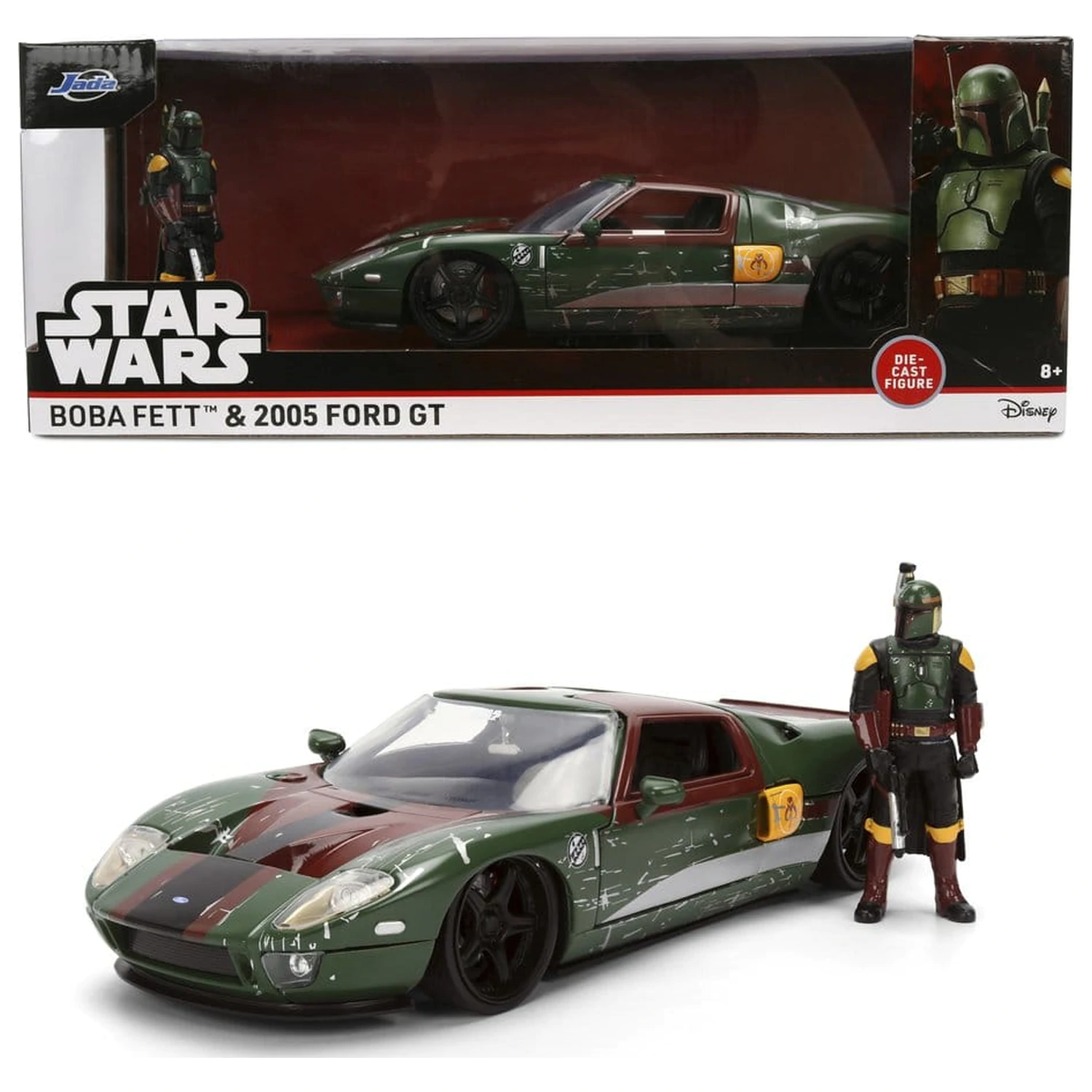 Star Wars Model turnat sub presiune 1:24 Boba Fett 2005 Ford GT poza produsului
