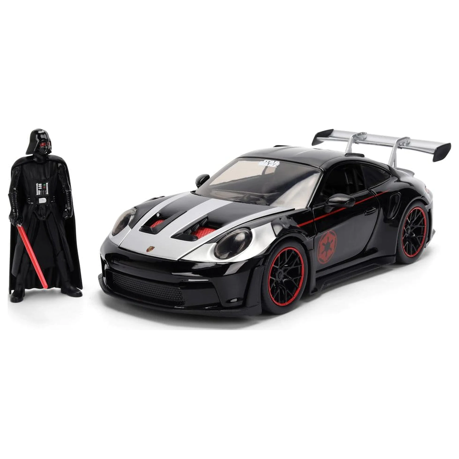 Star Wars Model turnat sub presiune 1:24 Darth Vader Porsche 911 poza produsului