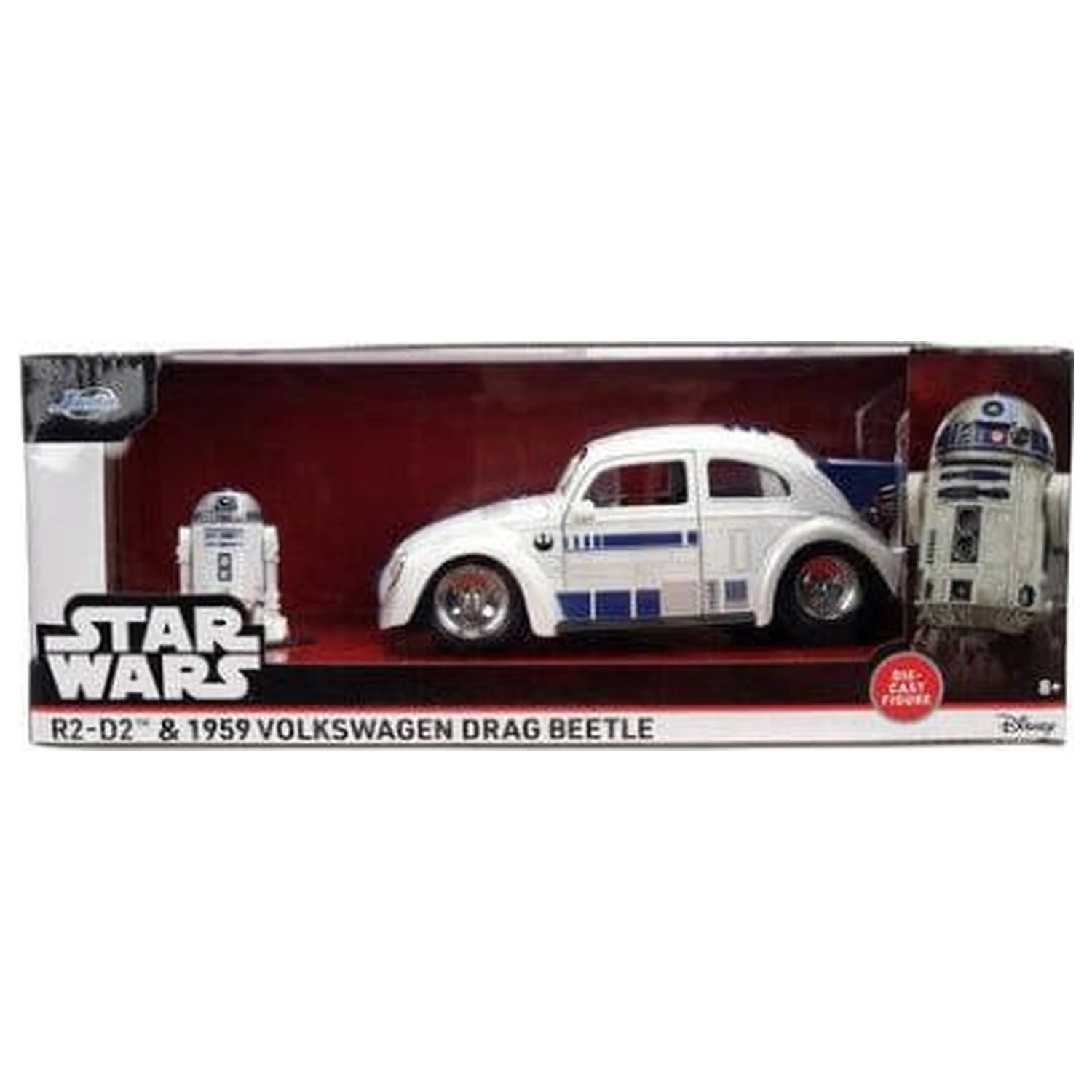 Star Wars model din metal turnat 1:24 R2-D2 1959 VW Drag Beetle poza produsului