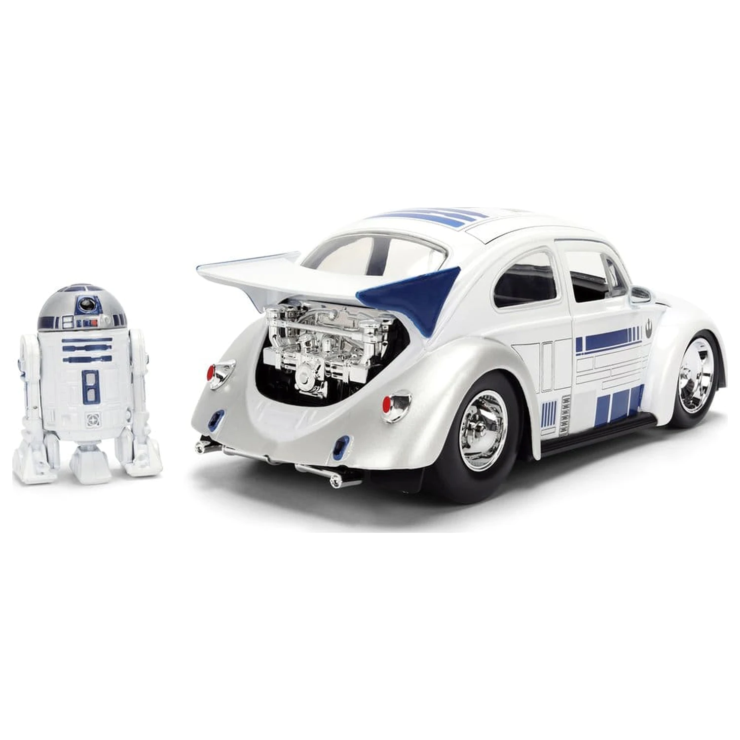 Star Wars model din metal turnat 1:24 R2-D2 1959 VW Drag Beetle poza produsului