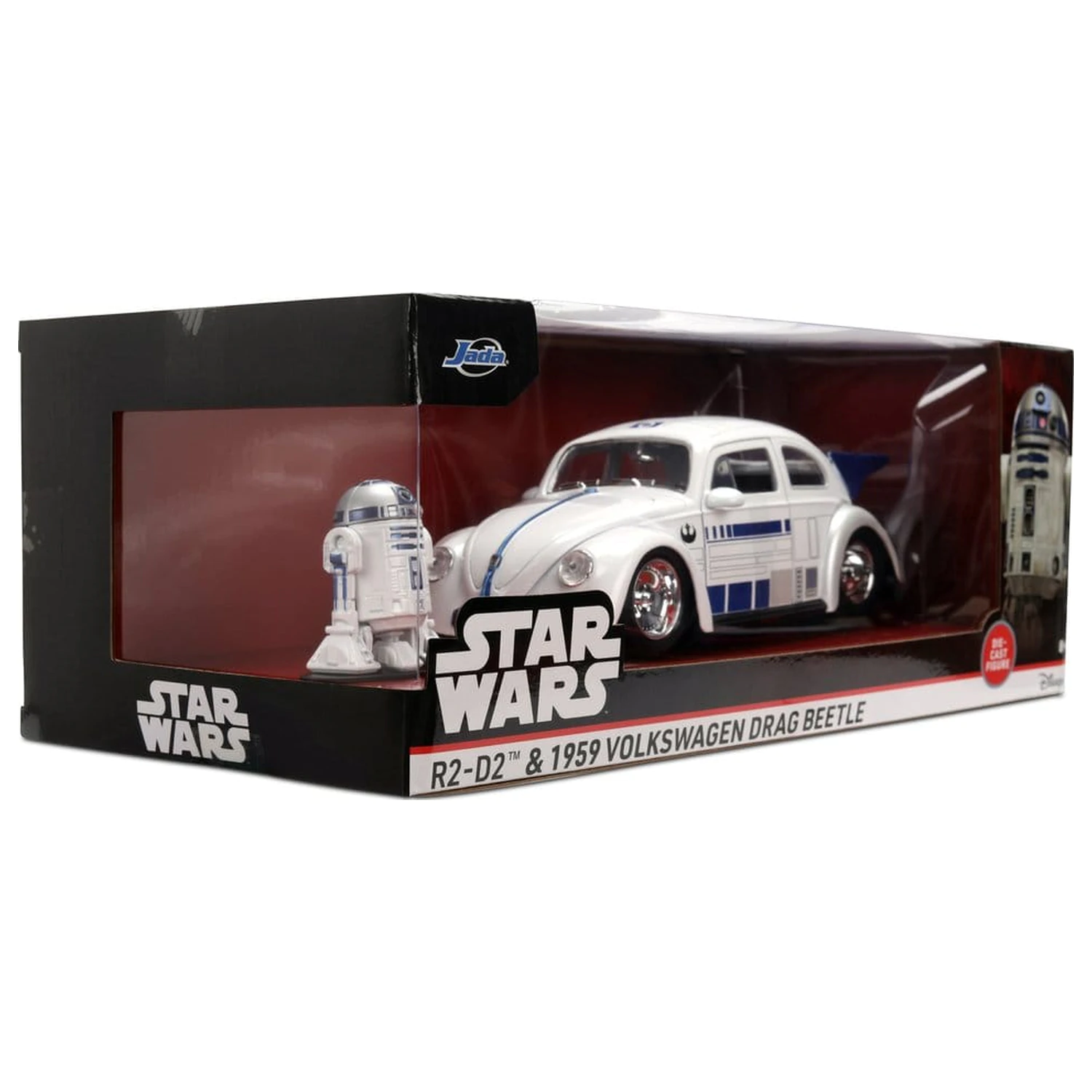 Star Wars model din metal turnat 1:24 R2-D2 1959 VW Drag Beetle poza produsului
