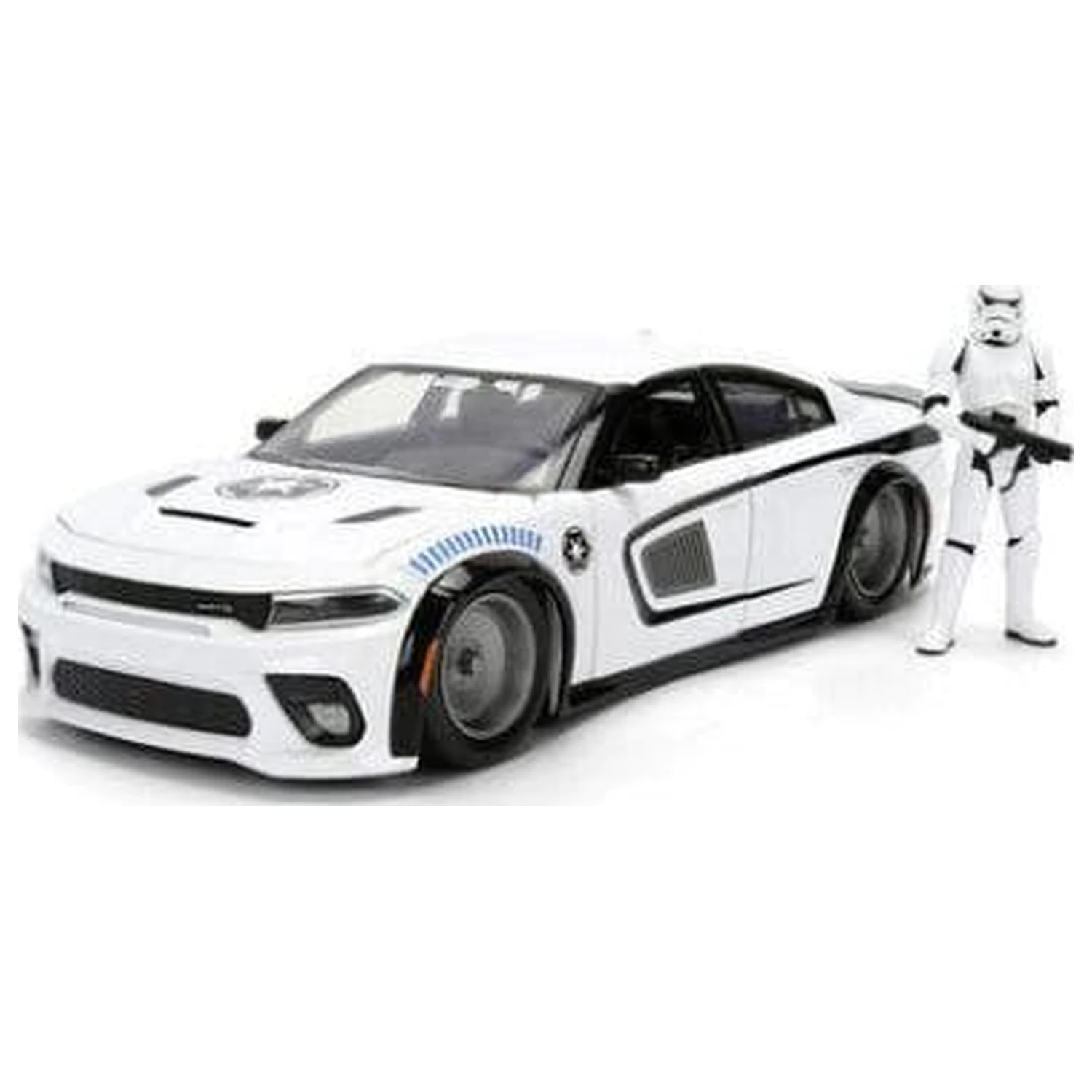 Star Wars Model Diecast 1:24 Stormtrooper Dodge Charger SRT Hellcat poza produsului