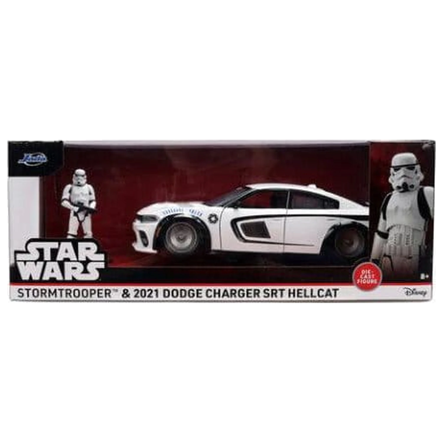Star Wars Model Diecast 1:24 Stormtrooper Dodge Charger SRT Hellcat poza produsului