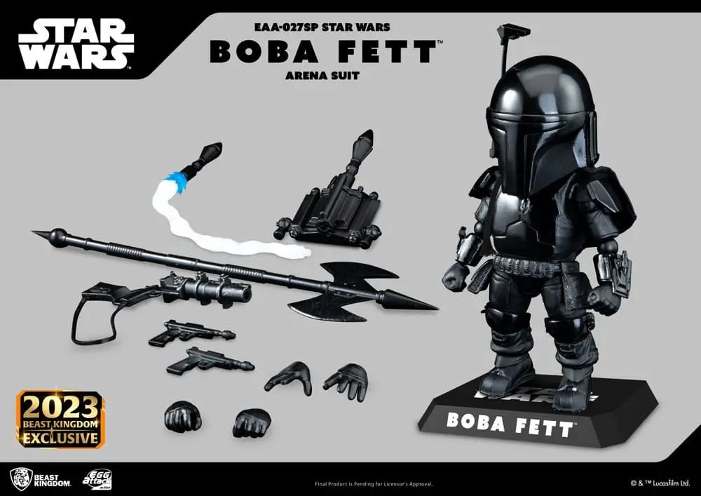 Star Wars Egg Attack Statuie Boba Fett Arena Suit 17 cm poza produsului