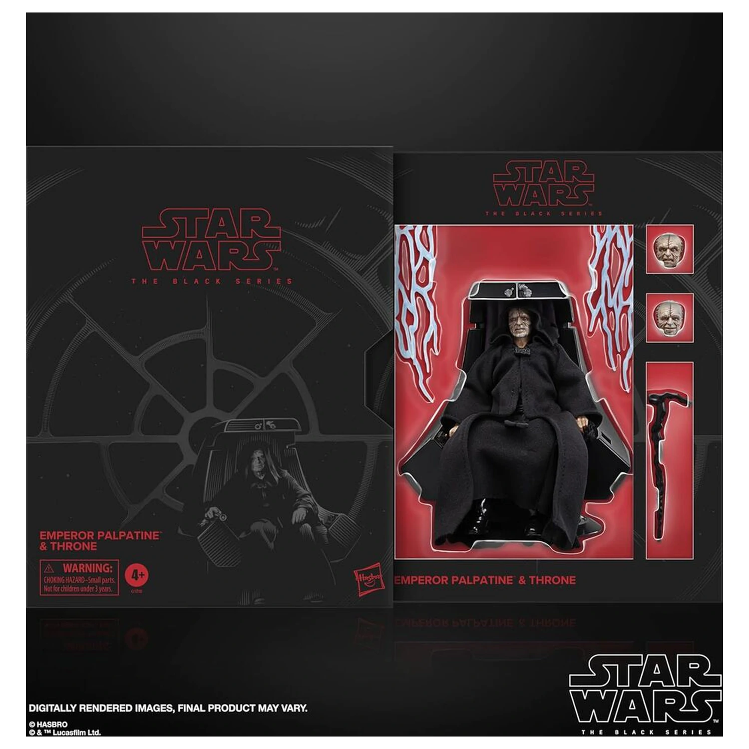 Star Wars Emperor Palpatine si Tron figurina 15cm poza produsului