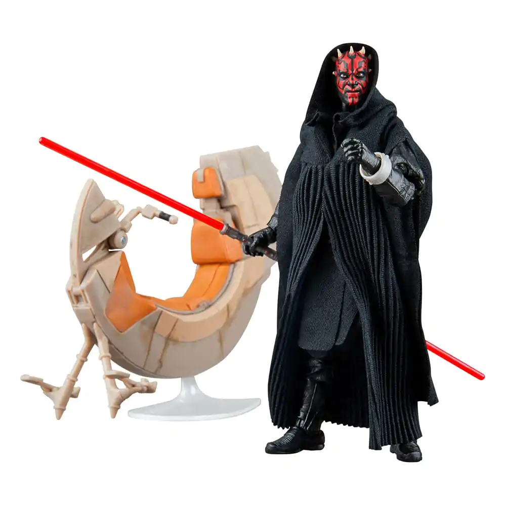 Star Wars Episode I Black Series Vehicul cu figurină de acțiune Darth Maul & Sith Speeder SDCC 2024 poza produsului