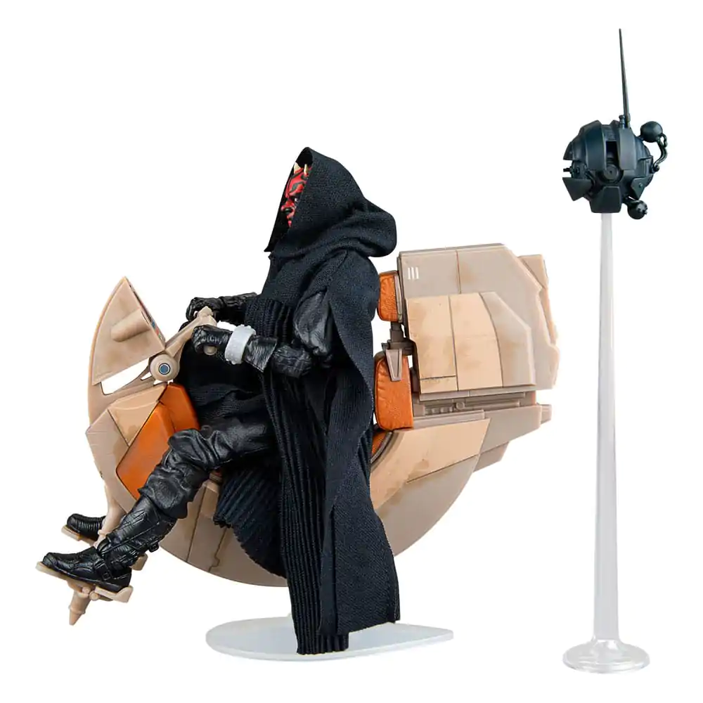 Star Wars Episode I Black Series Vehicul cu figurină de acțiune Darth Maul & Sith Speeder SDCC 2024 poza produsului