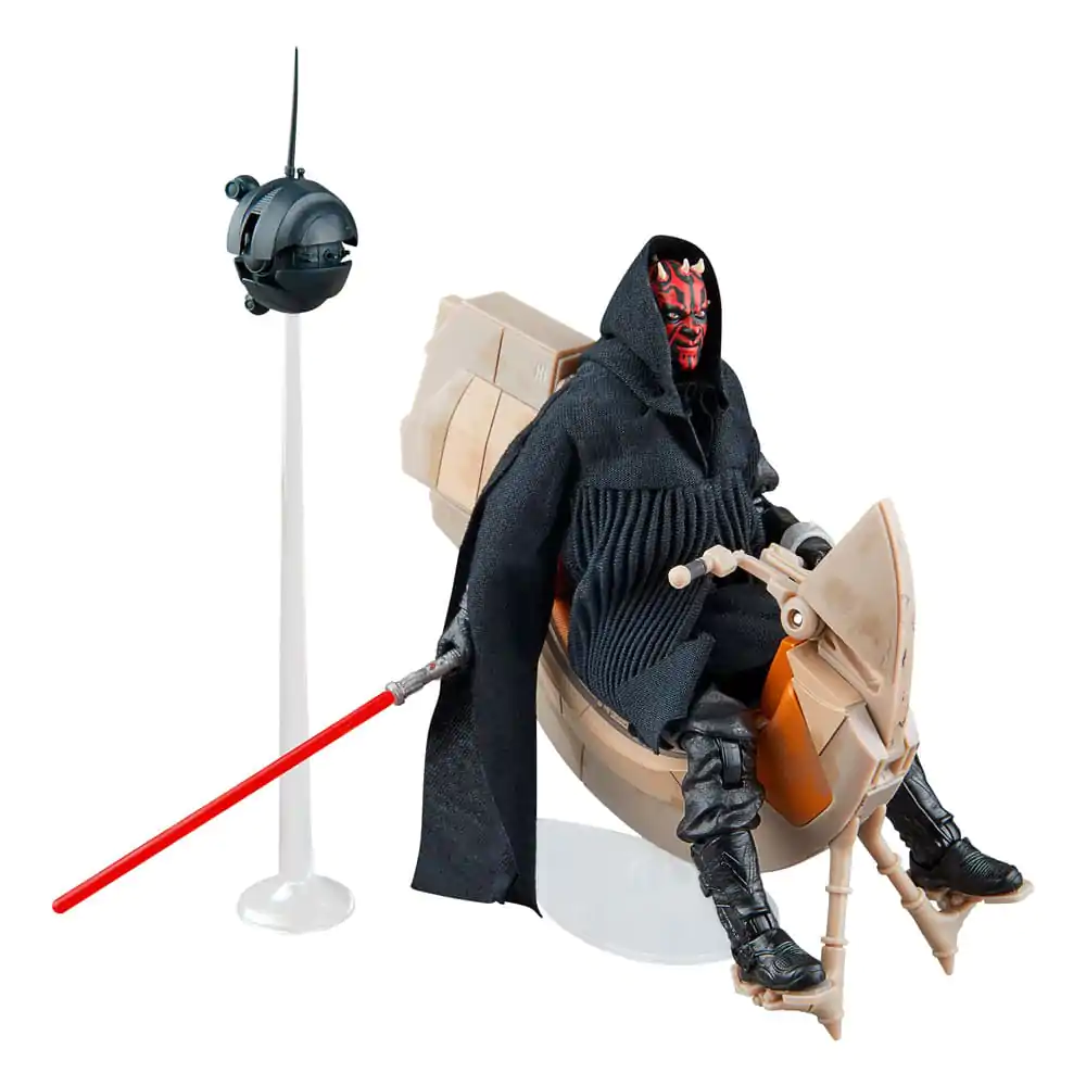 Star Wars Episode I Black Series Vehicul cu figurină de acțiune Darth Maul & Sith Speeder SDCC 2024 poza produsului