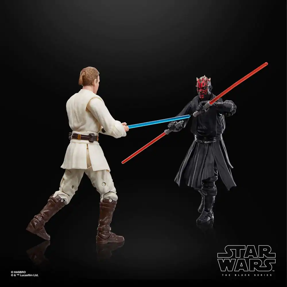 Star Wars Episode I Black Series Figurina de Acțiune 3-Pack Qui-Gon Jinn, Darth Maul, Obi-Wan Kenobi 15 cm poza produsului