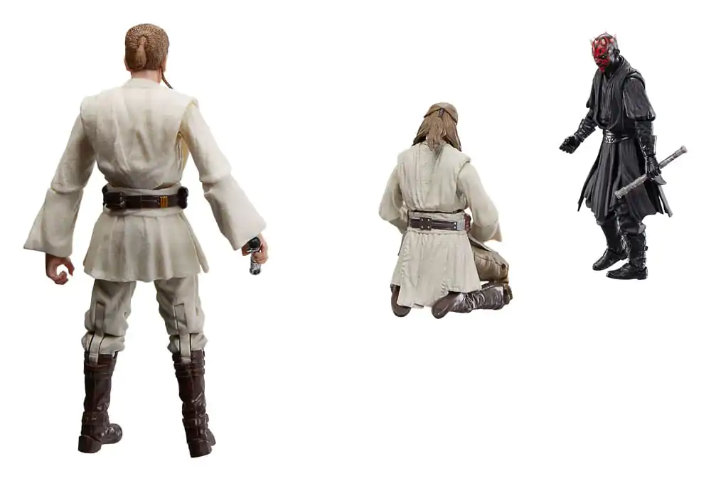 Star Wars Episode I Black Series Figurina de Acțiune 3-Pack Qui-Gon Jinn, Darth Maul, Obi-Wan Kenobi 15 cm poza produsului