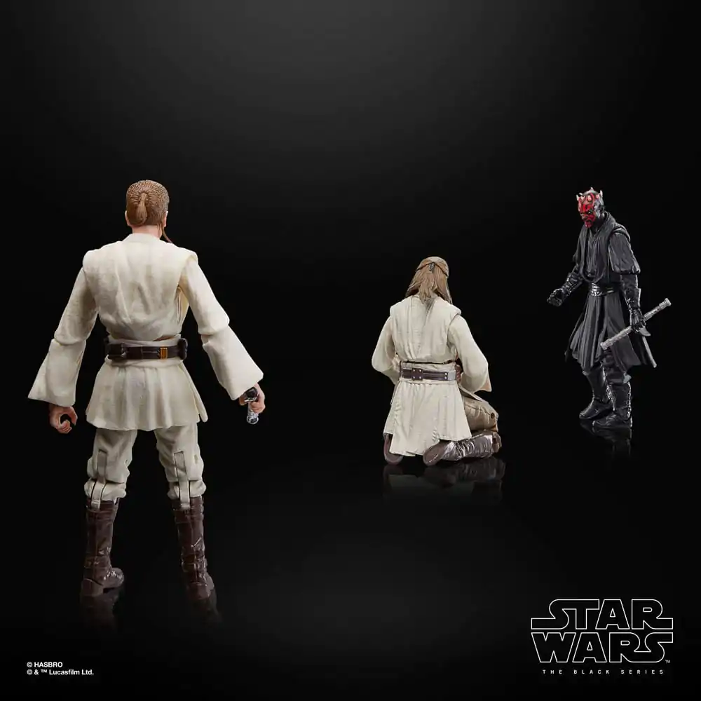 Star Wars Episode I Black Series Figurina de Acțiune 3-Pack Qui-Gon Jinn, Darth Maul, Obi-Wan Kenobi 15 cm poza produsului