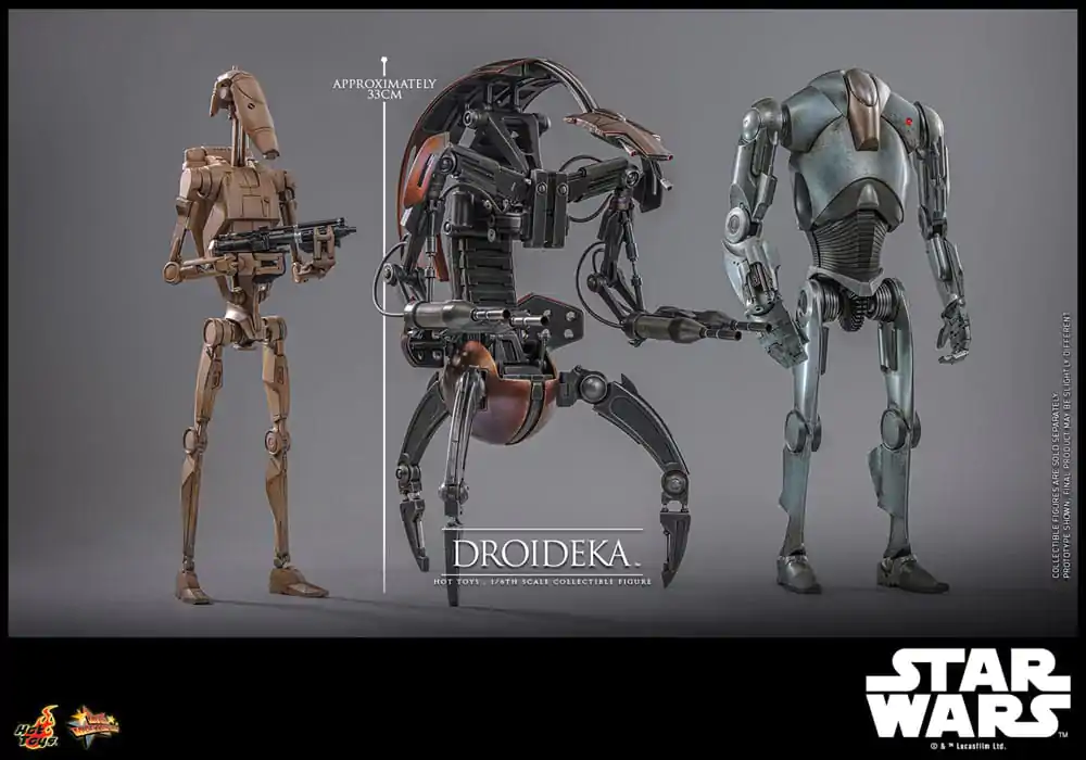 Star Wars Episode I Movie Masterpiece Figurina de Acțiune 1/6 Droideka 27 cm poza produsului