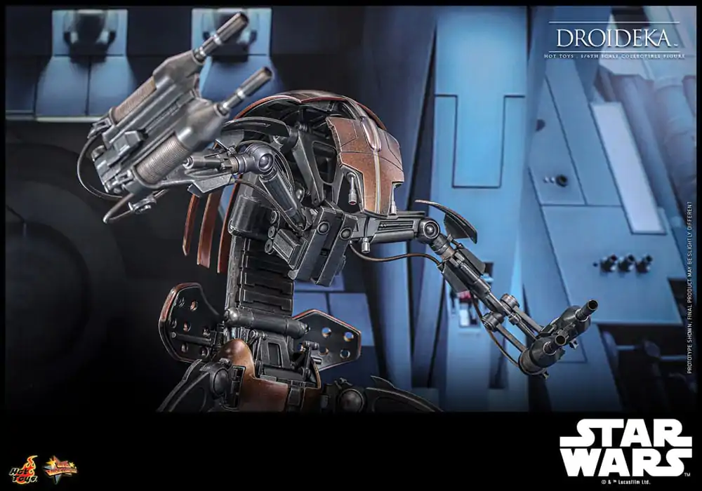 Star Wars Episode I Movie Masterpiece Figurina de Acțiune 1/6 Droideka 27 cm poza produsului