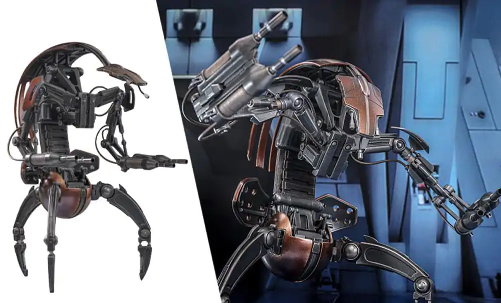 Star Wars Episode I Movie Masterpiece Figurina de Acțiune 1/6 Droideka 27 cm poza produsului