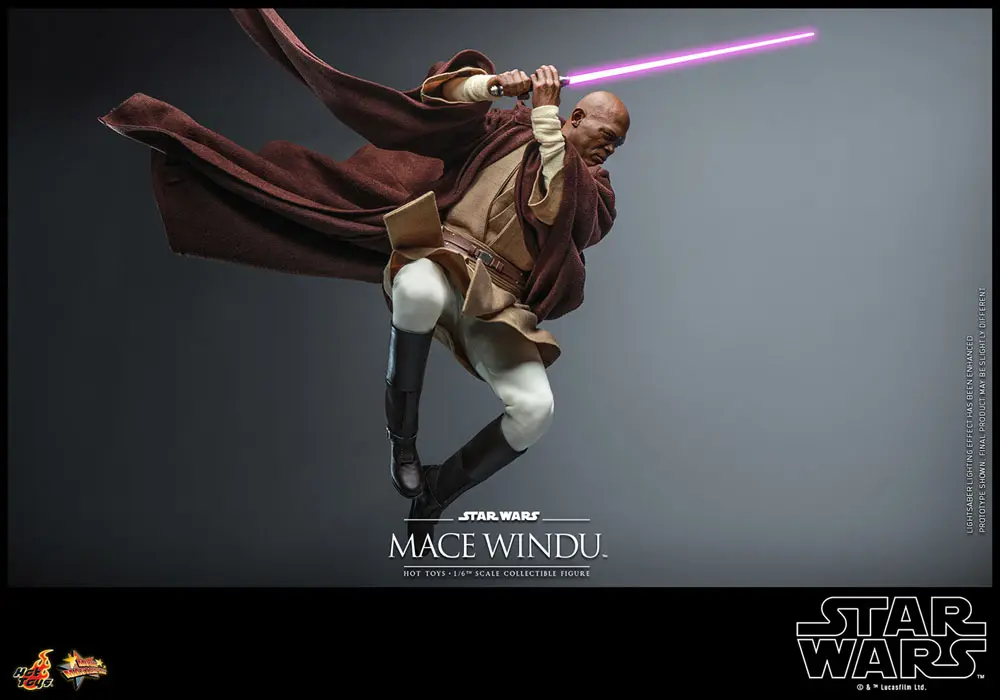 Star Wars: Episode II Figurină de acțiune 1/6 Mace Windu 32 cm poza produsului