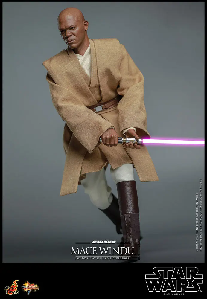 Star Wars: Episode II Figurină de acțiune 1/6 Mace Windu 32 cm poza produsului