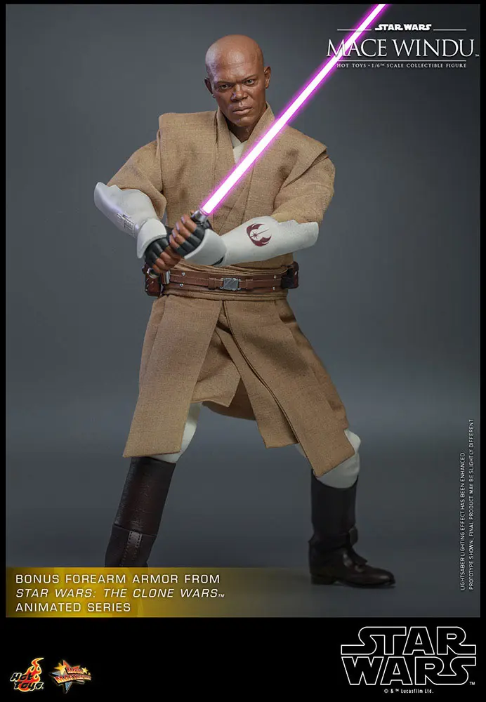 Star Wars: Episode II Figurină de acțiune 1/6 Mace Windu 32 cm poza produsului