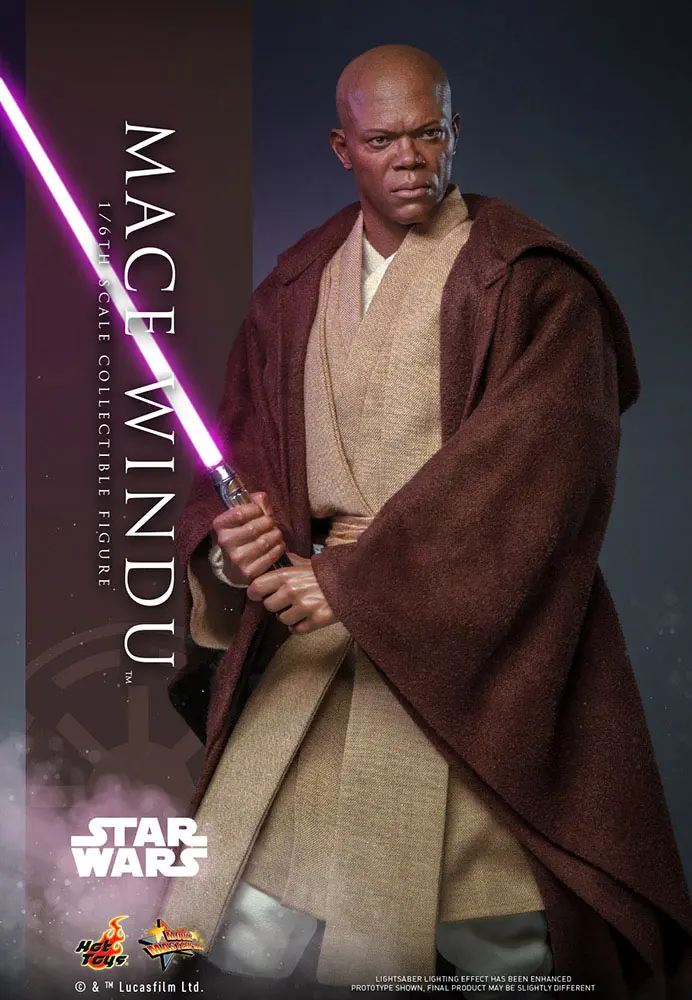 Star Wars: Episode II Figurină de acțiune 1/6 Mace Windu 32 cm poza produsului
