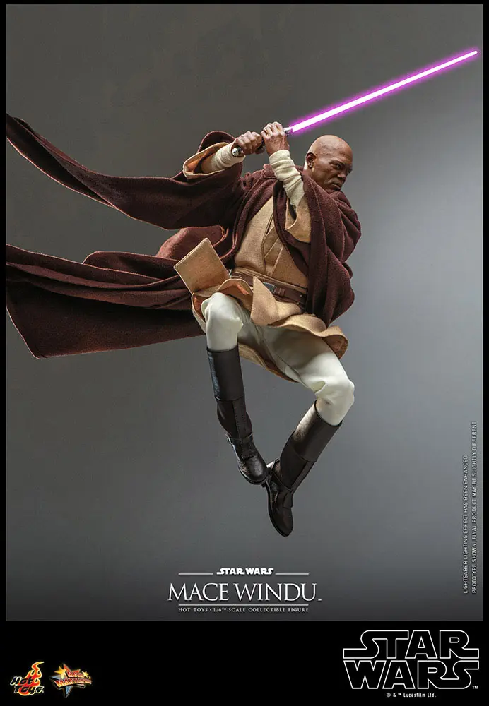 Star Wars: Episode II Figurină de acțiune 1/6 Mace Windu 32 cm poza produsului