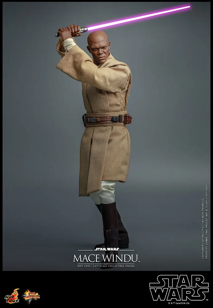 Star Wars: Episode II Figurină de acțiune 1/6 Mace Windu 32 cm poza produsului