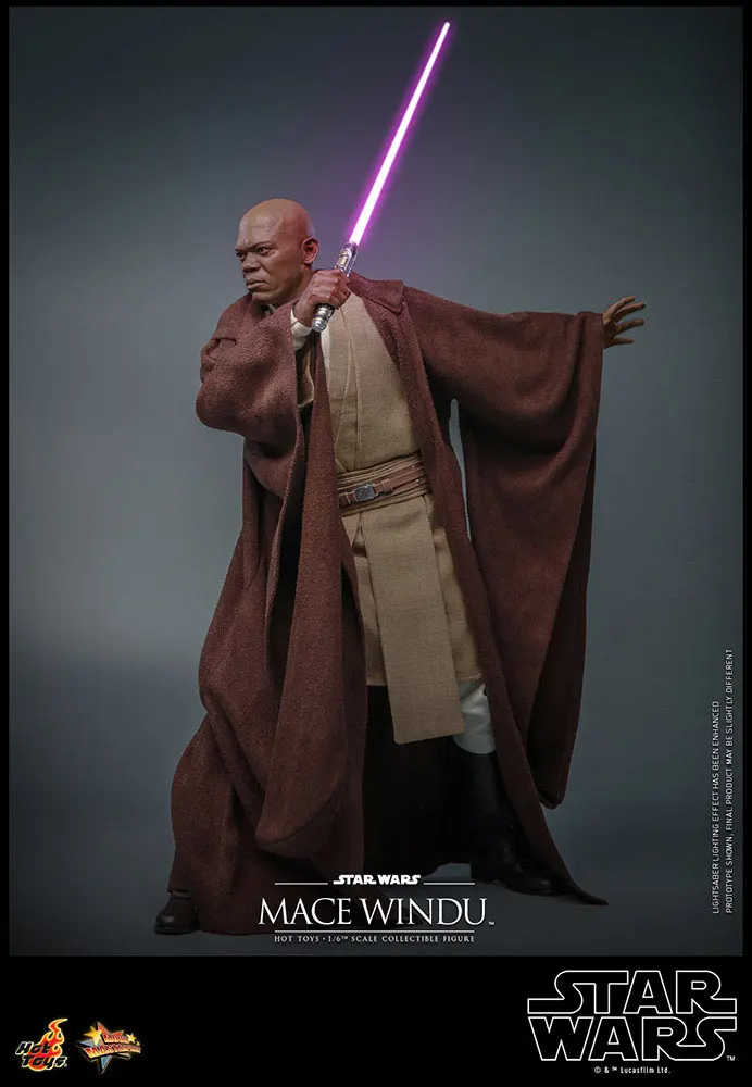 Star Wars: Episode II Figurină de acțiune 1/6 Mace Windu 32 cm poza produsului