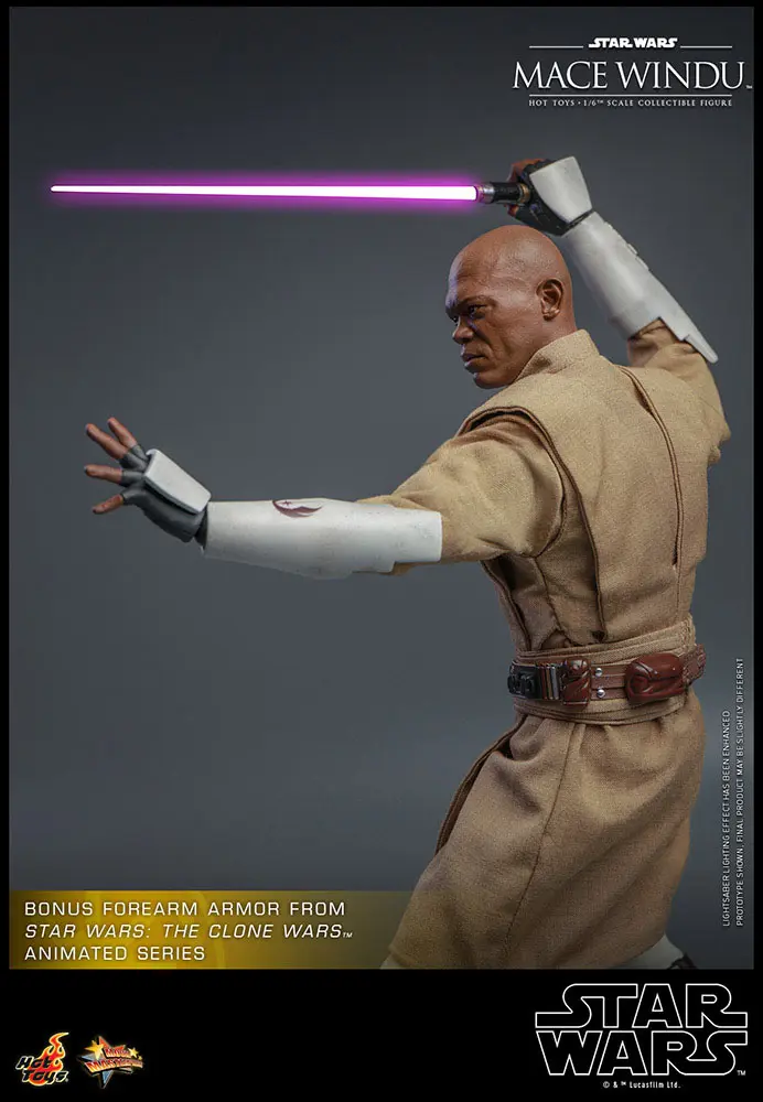 Star Wars: Episode II Figurină de acțiune 1/6 Mace Windu 32 cm poza produsului