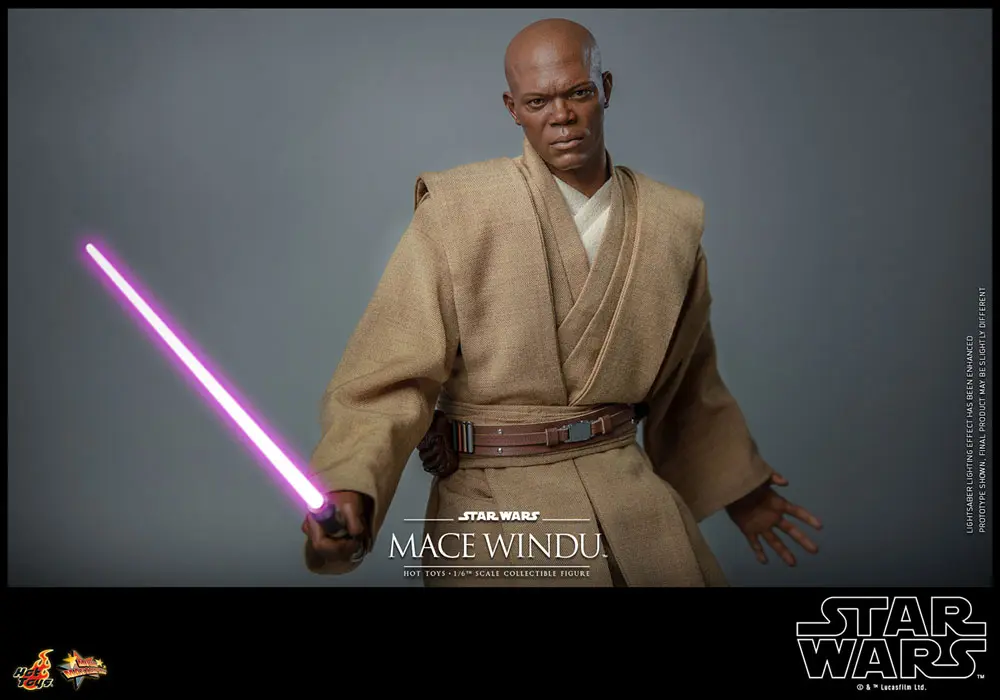 Star Wars: Episode II Figurină de acțiune 1/6 Mace Windu 32 cm poza produsului