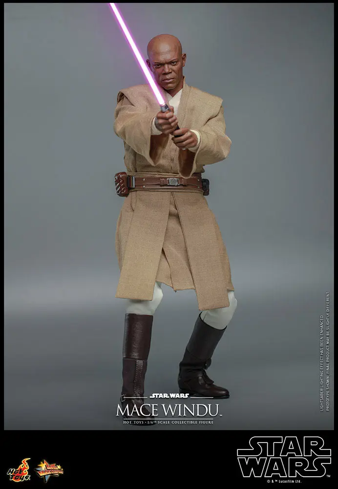 Star Wars: Episode II Figurină de acțiune 1/6 Mace Windu 32 cm poza produsului