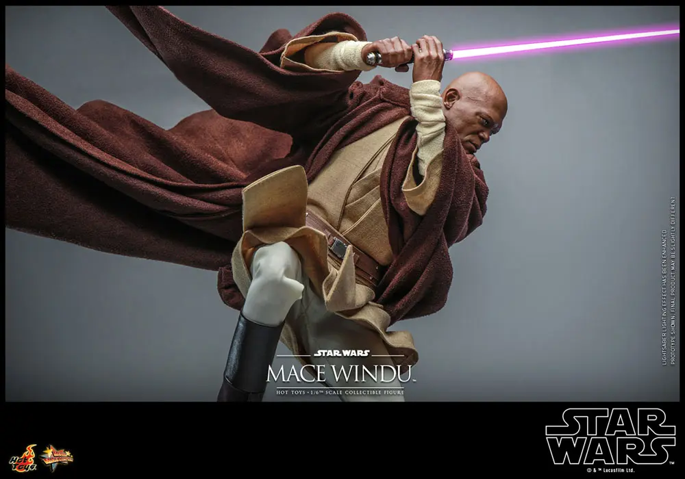 Star Wars: Episode II Figurină de acțiune 1/6 Mace Windu 32 cm poza produsului