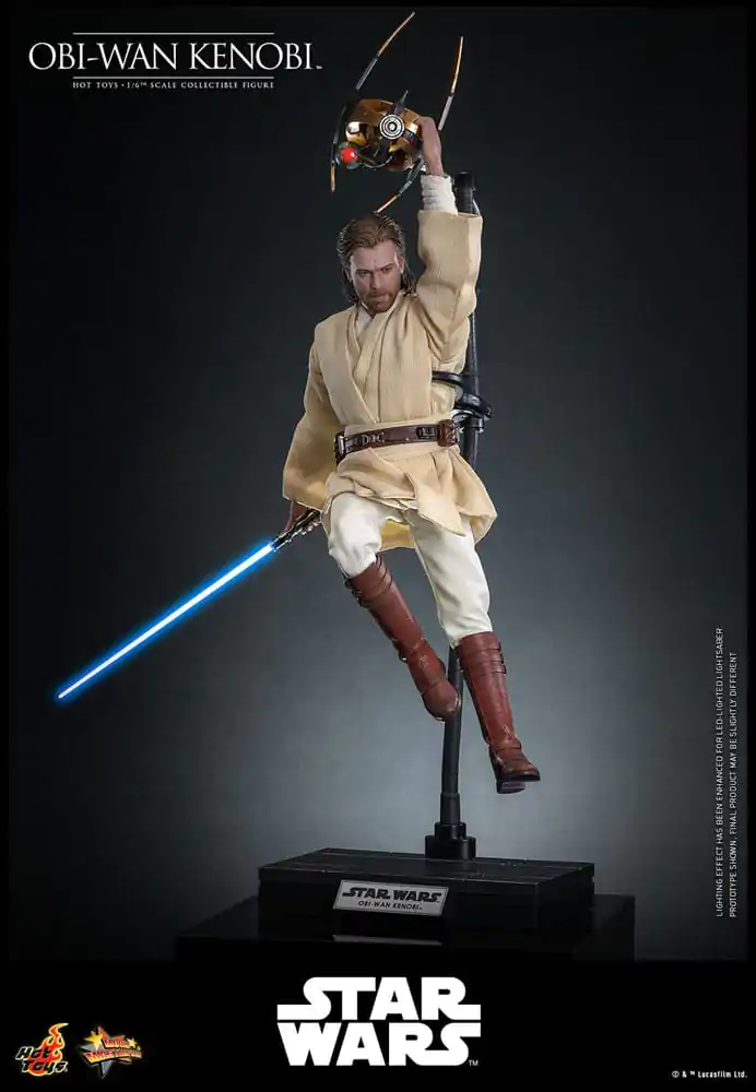 Star Wars: Episode II - Attack of the Clones figurină de acțiune 1/6 Obi-Wan Kenobi 31 cm poza produsului