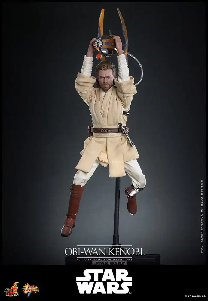 Star Wars: Episode II - Attack of the Clones figurină de acțiune 1/6 Obi-Wan Kenobi 31 cm poza produsului