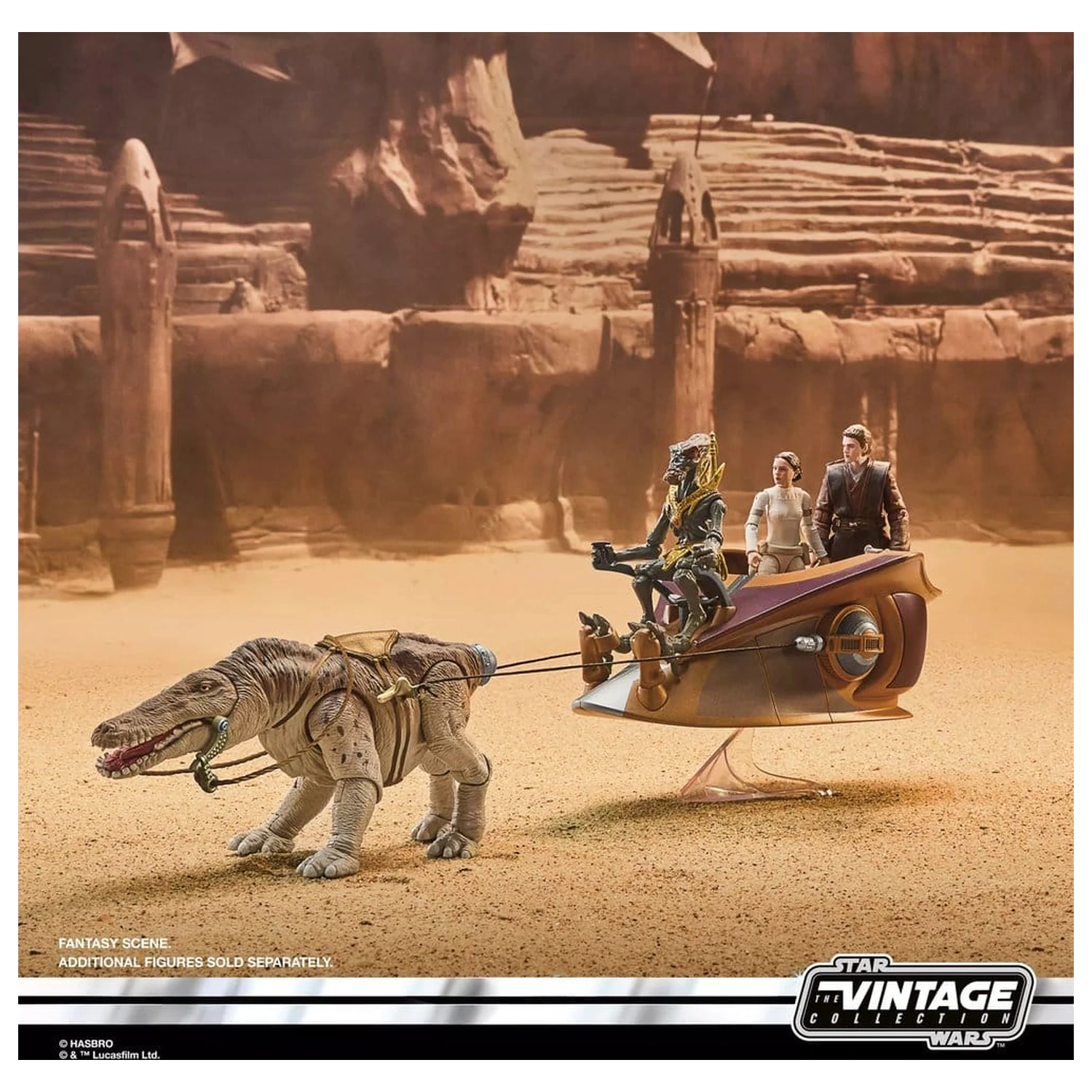 Star Wars Episode II Vintage Collection Figurina de actiune Pachet 2 Orray si Geonosian Picador 10 cm poza produsului