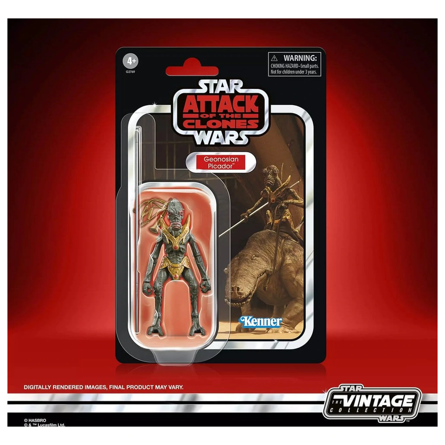 Star Wars Episode II Vintage Collection Figurina de actiune Pachet 2 Orray si Geonosian Picador 10 cm poza produsului