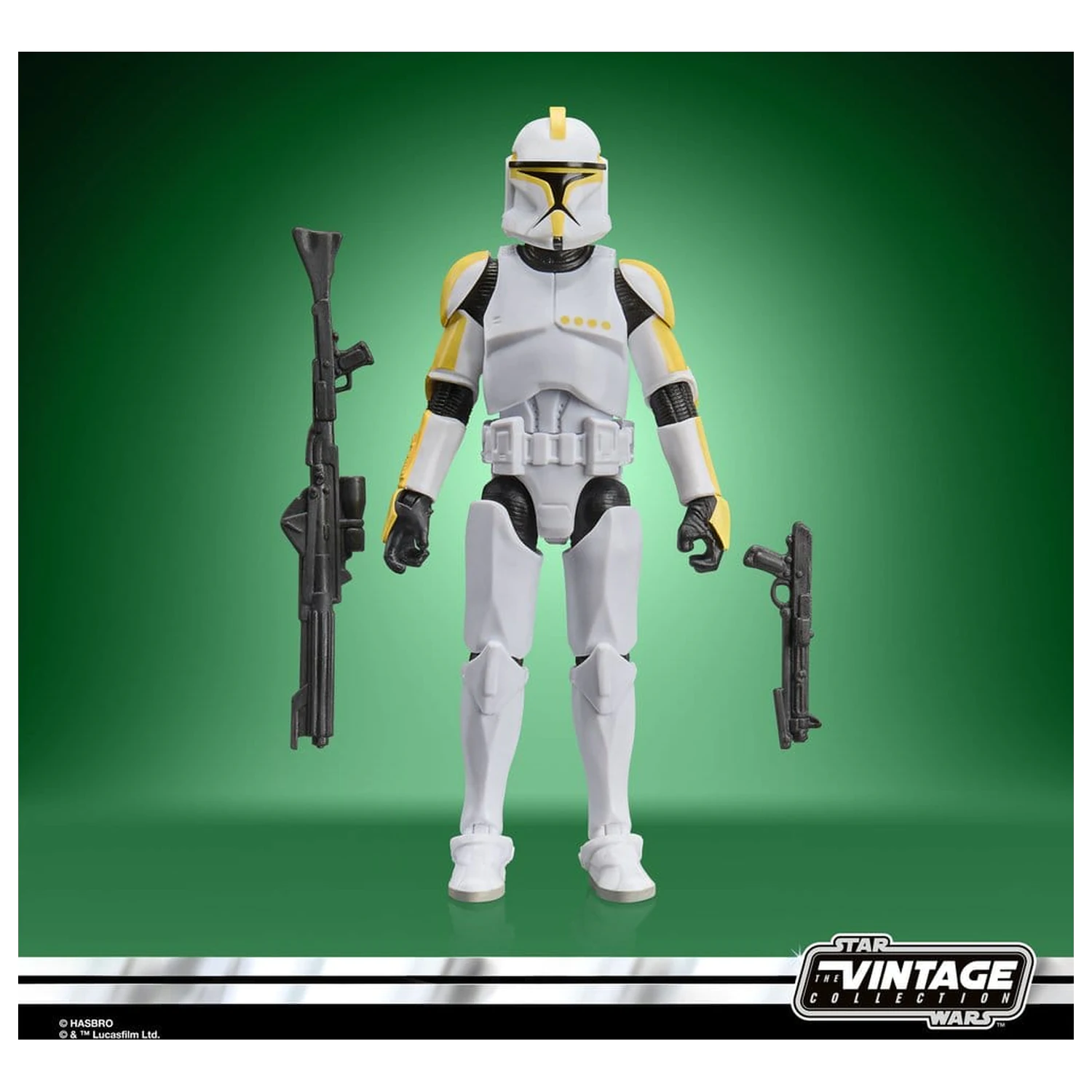 Star Wars Episode II Vintage Collection Figurina de actiune Clone Trooper Commander 10 cm poza produsului