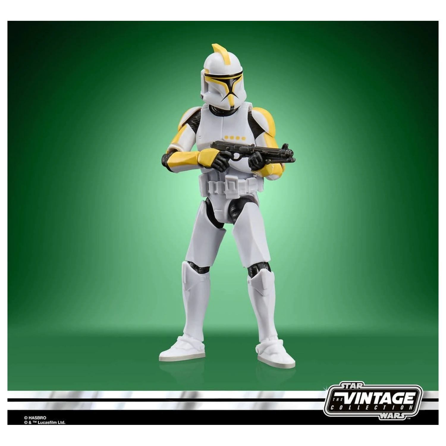 Star Wars Episode II Vintage Collection Figurina de actiune Clone Trooper Commander 10 cm poza produsului