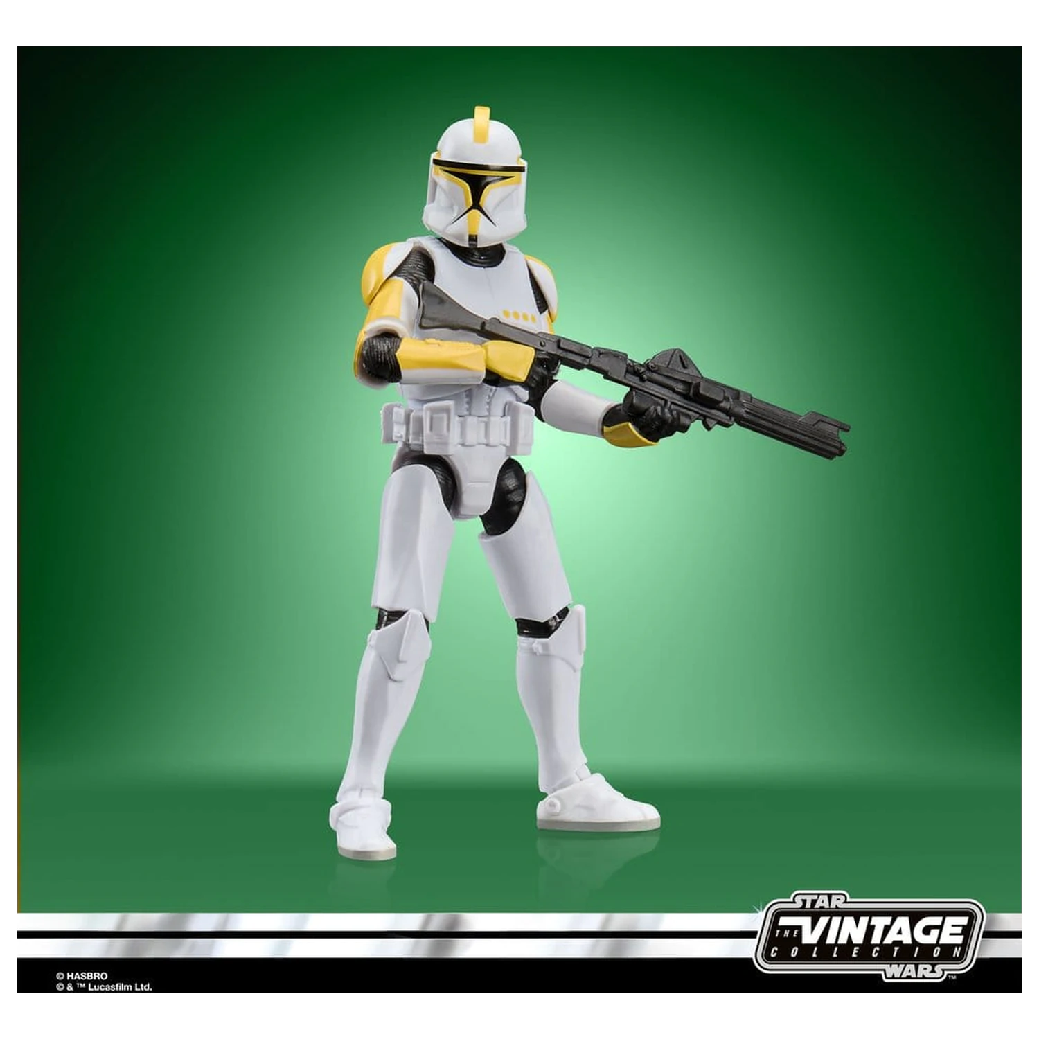 Star Wars Episode II Vintage Collection Figurina de actiune Clone Trooper Commander 10 cm poza produsului