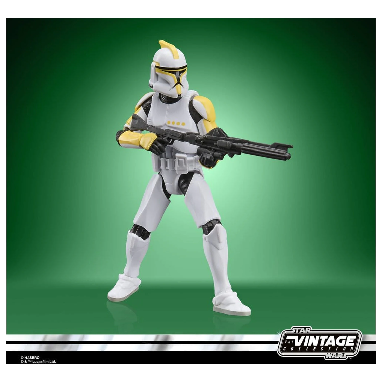 Star Wars Episode II Vintage Collection Figurina de actiune Clone Trooper Commander 10 cm poza produsului