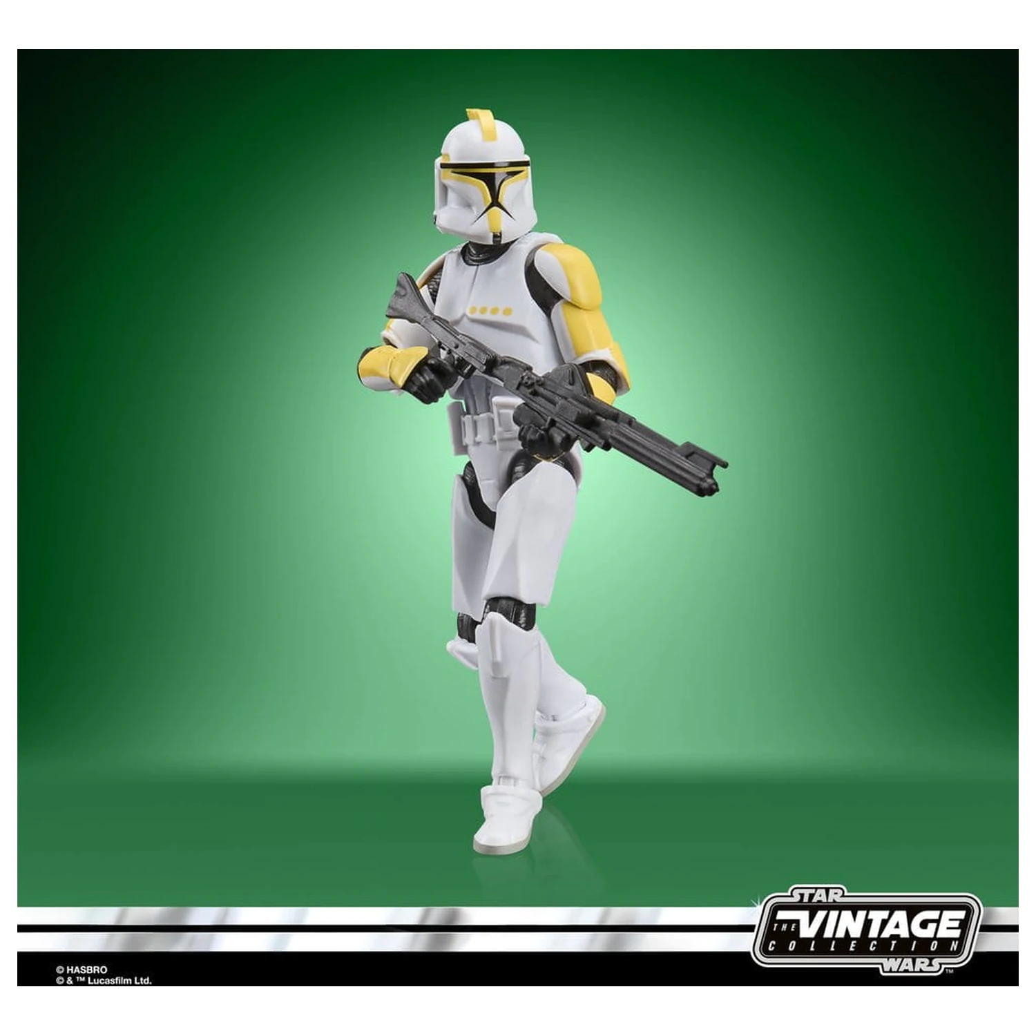 Star Wars Episode II Vintage Collection Figurina de actiune Clone Trooper Commander 10 cm poza produsului